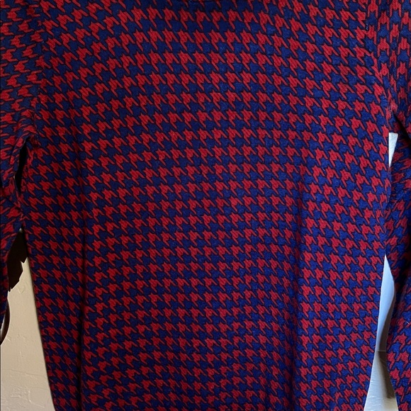 J. Crew Tippi Houndstooth in Red/Blue - Picture 5 of 7